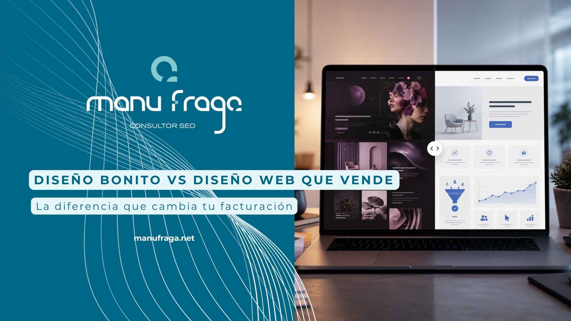 Diseño bonito vs diseño web que vende: la diferencia que cambia tu facturación