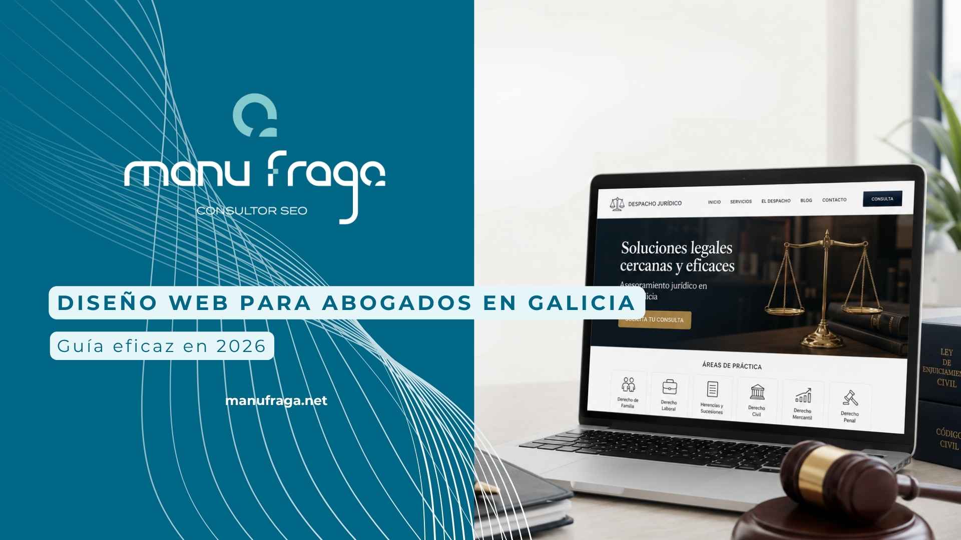Diseño web para abogados en Galicia: qué debe tener una web que capta clientes